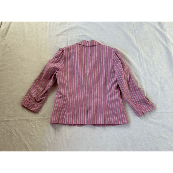 Apostrophy Dress Blazer/Jacket & Shirt, Size 10-12, Lavender, Fitted, Tailored - Picture 7 of 10